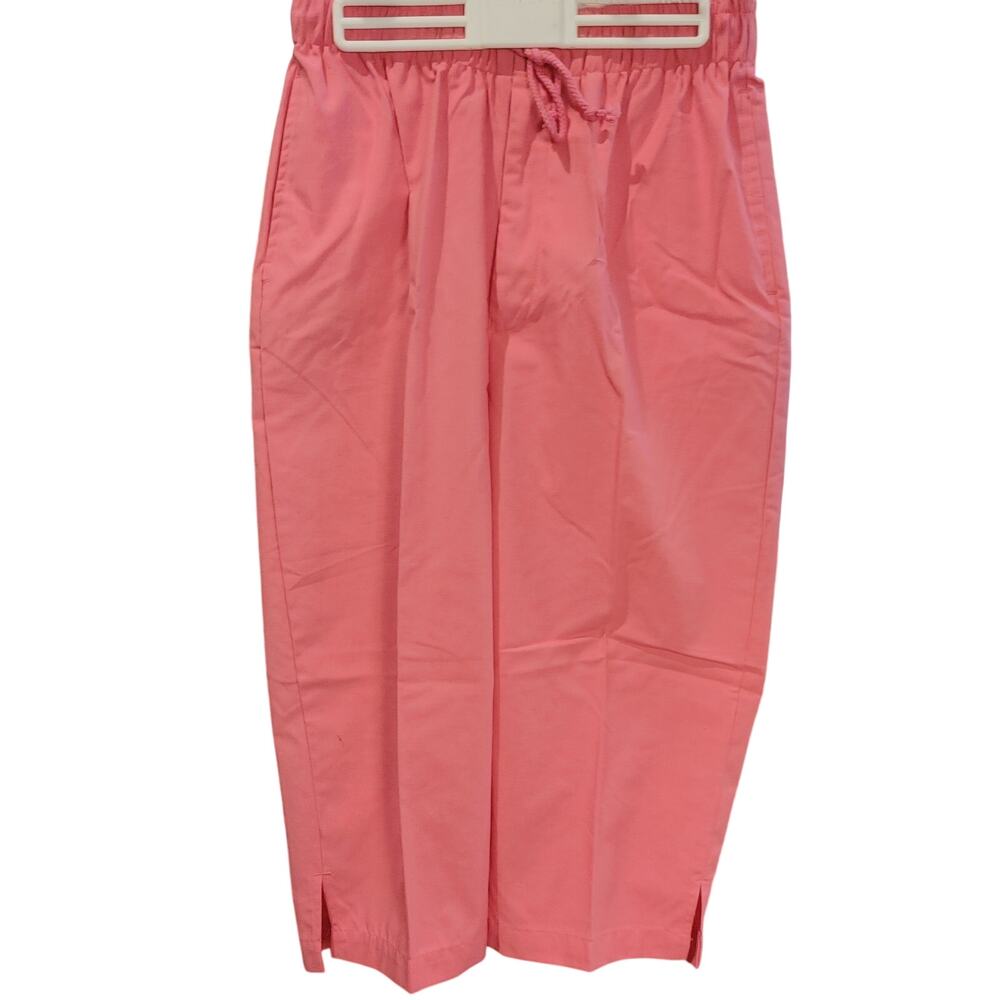 Joan Harper Women's 14 Coral Hot Pink Capri Pants